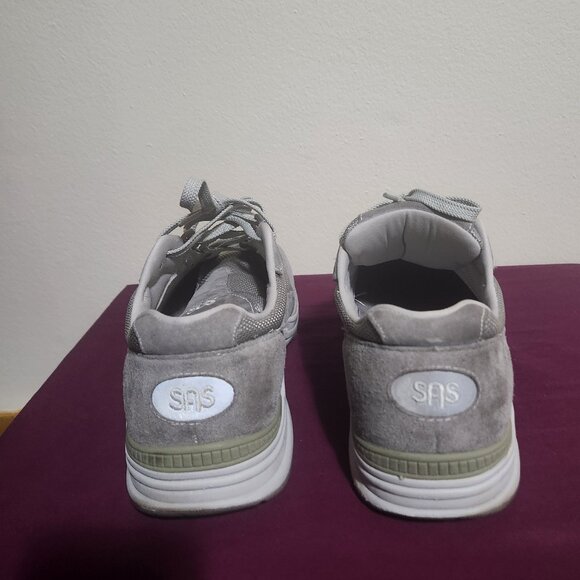 SAS Grey Journey Mesh Mens Walking Shoes Size 12-12.5 - Picture 6 of 8